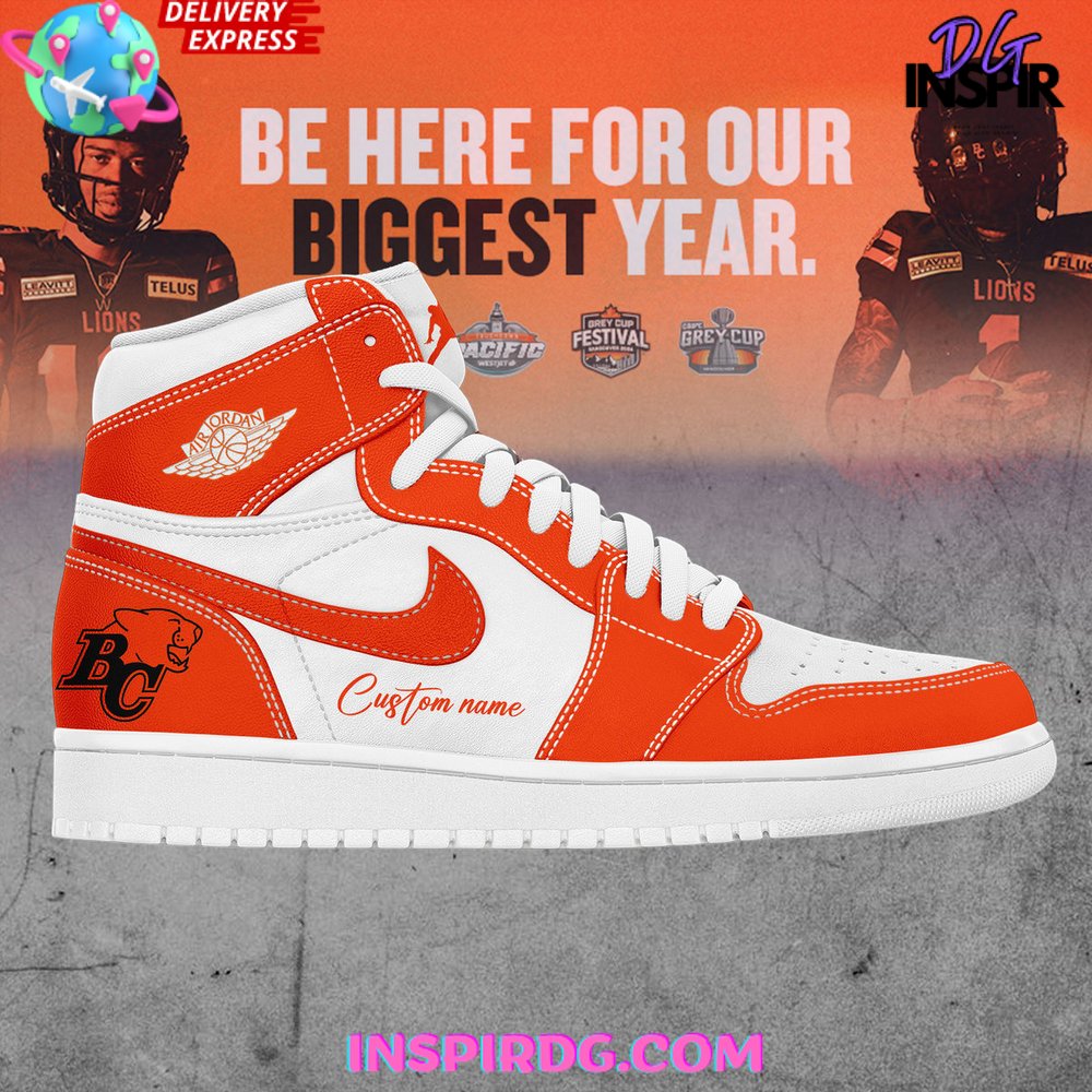 BC Lions Limited Edition Nike Air Jordan 1 InspirDG