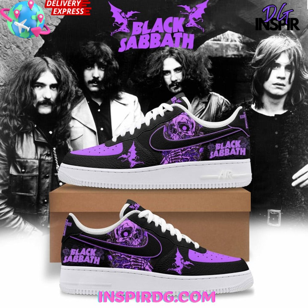 Black Sabbath Limited Edition Air Force 1 Sneaker InspirDG