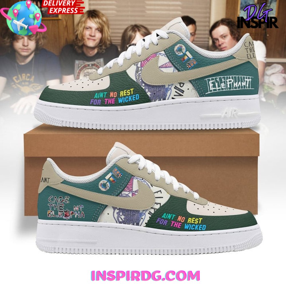 Cage The Elephant Limited Edition Air Force 1 - InspirDG