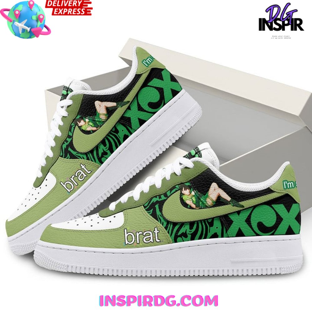 Air force 1 limited edition green hotsell