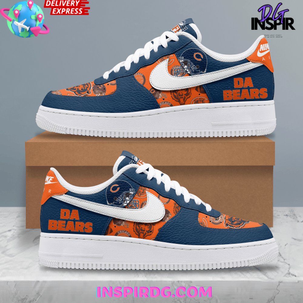 Chicago Bears Limited Edition Nike Air Force 1 InspirDG