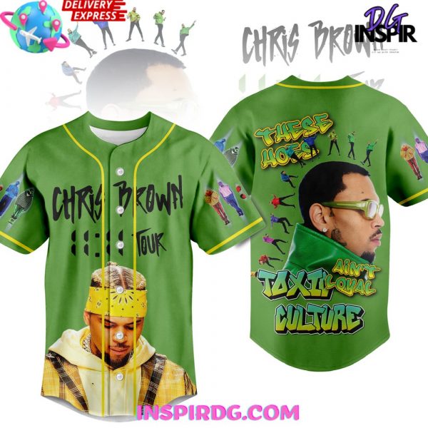 Chris Brown 11:11 Tour Limited Baseball Jersey