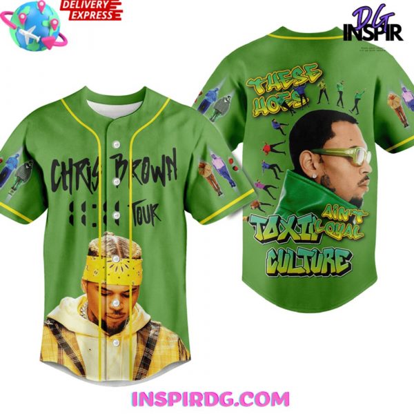 Chris Brown 11:11 Tour Limited Baseball Jersey