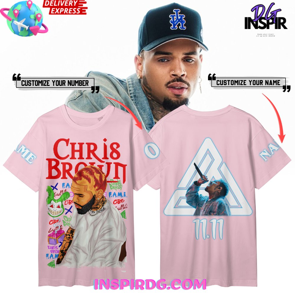 Chris Brown Breezy 11 11 Tour Premium T Shirt InspirDG