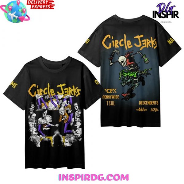 Circle Jerks Band Customize T-Shirt
