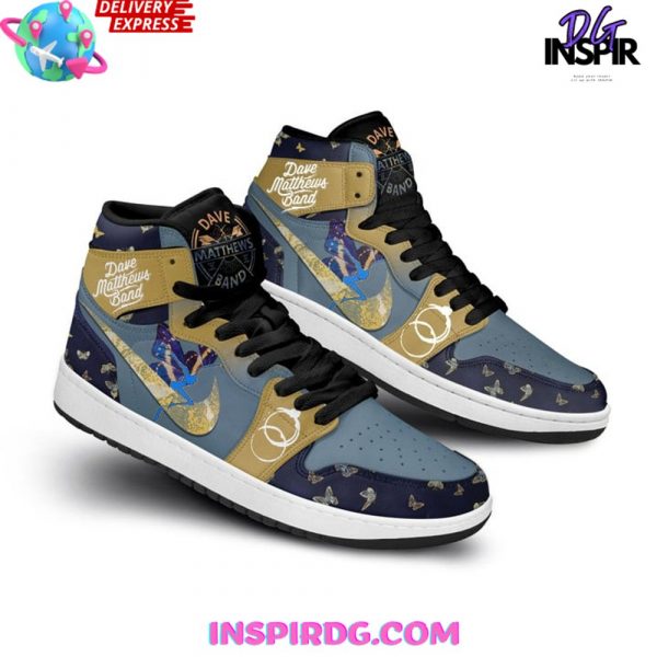 Dave Matthews Band Golden Blue Nike Air Jordan 1