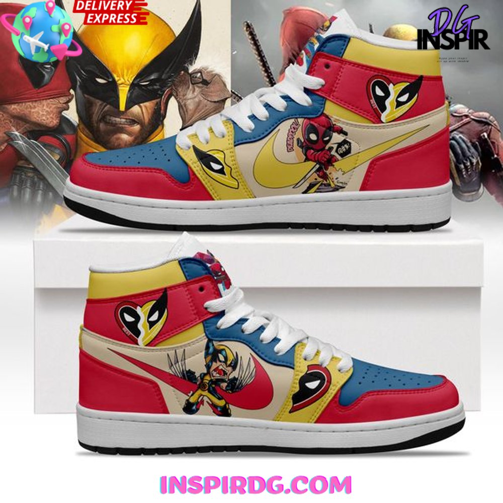 Marvel Deadpool x Wolverine Nike Air Jordan 1 InspirDG