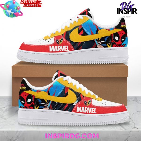 Deadpool & Wolverine Marvel 2024 Nike Air Force 1