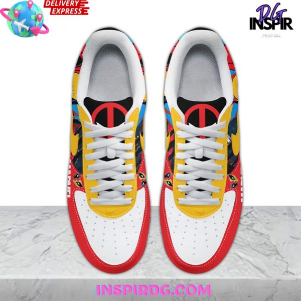 Deadpool & Wolverine Marvel 2024 Nike Air Force 1