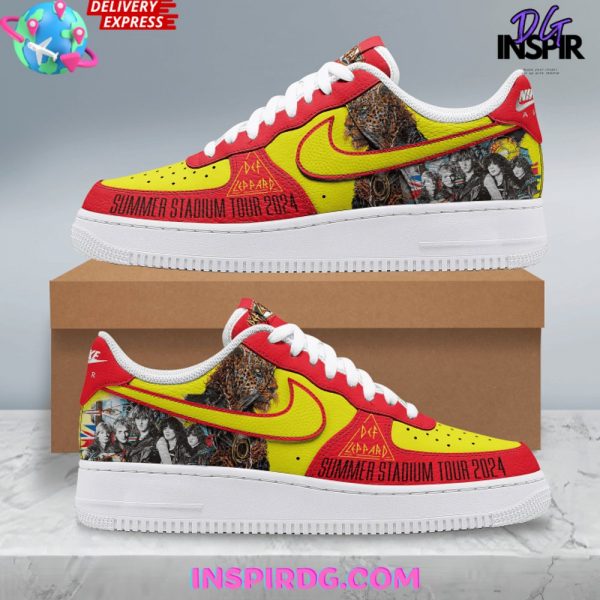 Def Leppard Summer Stadium Tour 2024 Nike Air Force 1