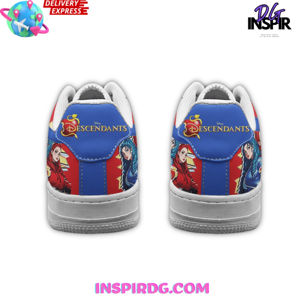 Descendants The Rise of Red Nike Air Force 1 Sneaker InspirDG