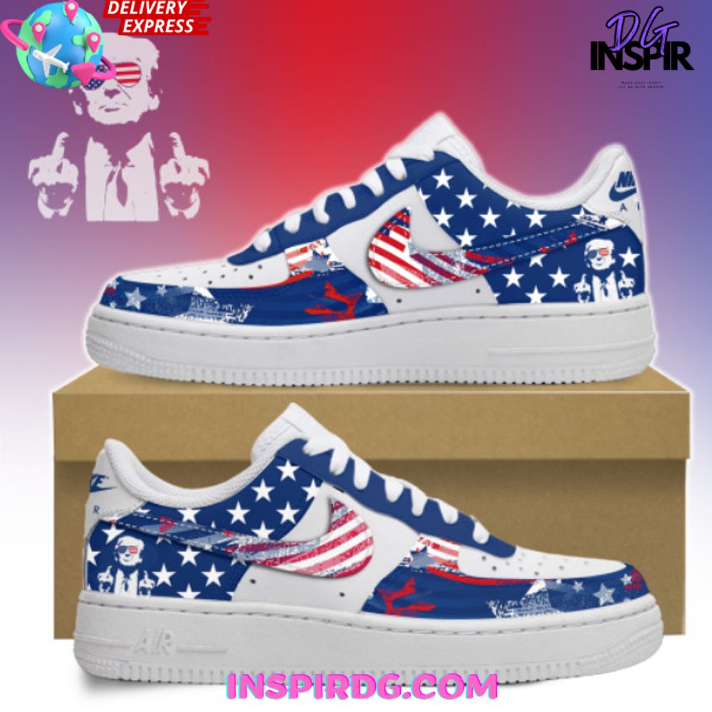 Nike air shops force american flag