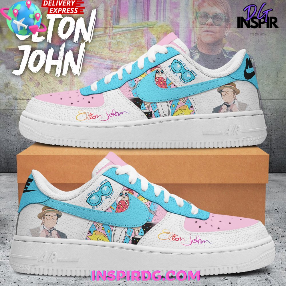Elton John British Legend Air Force 1 Sneaker Elton John British Legend Air Force 1 Sneaker