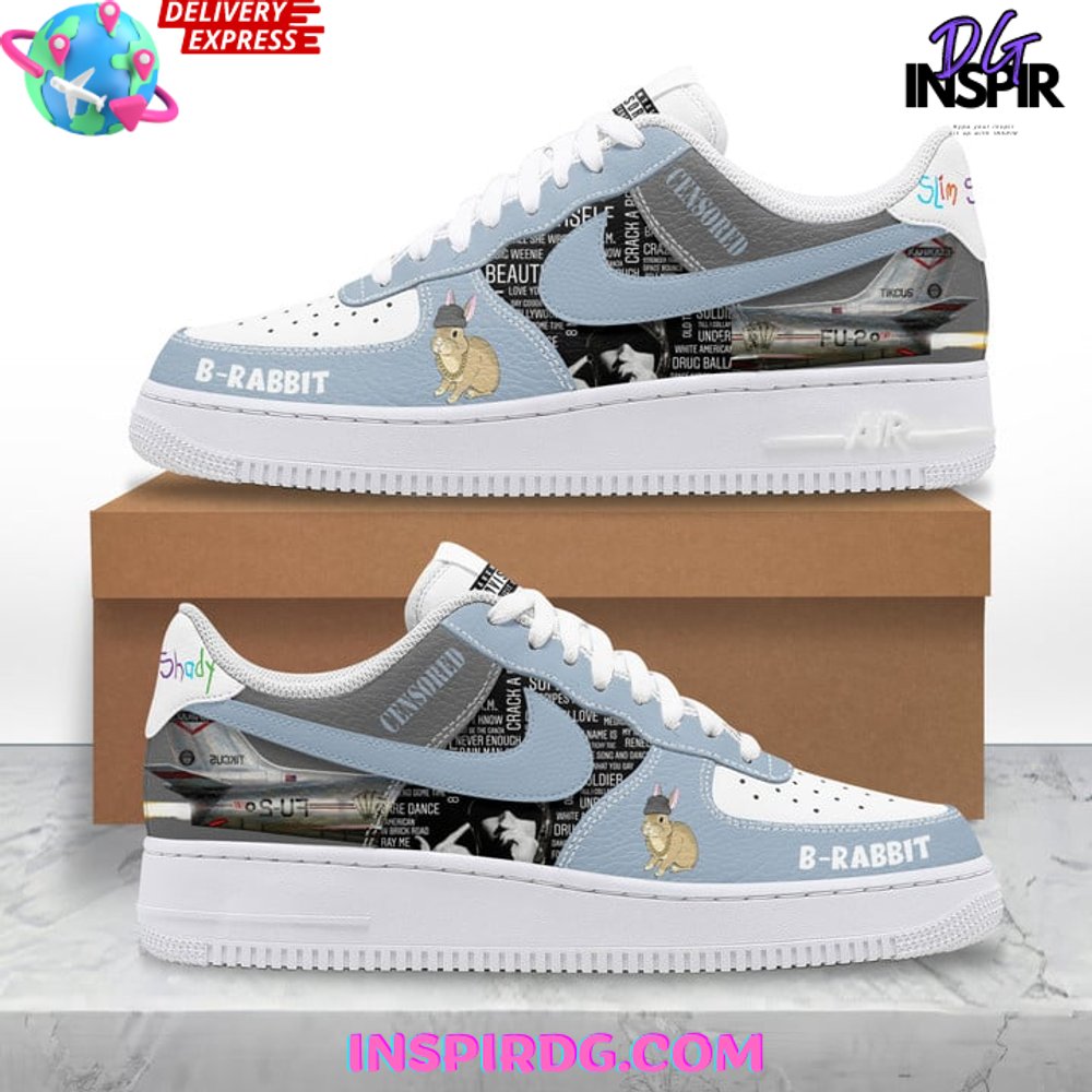 Eminem B Rabbit Limited Edition Nike Air Force 1 InspirDG