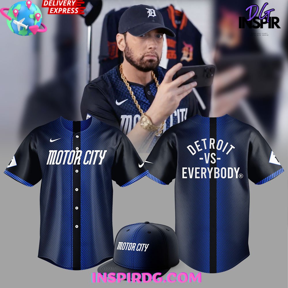 Eminem detroit baseball jersey on sale