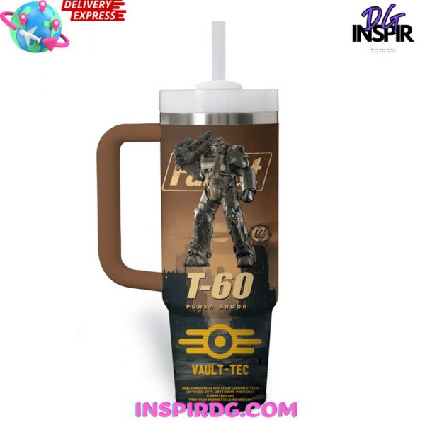 Fallout T-60 Power Armor Stanley Tumbler Cup