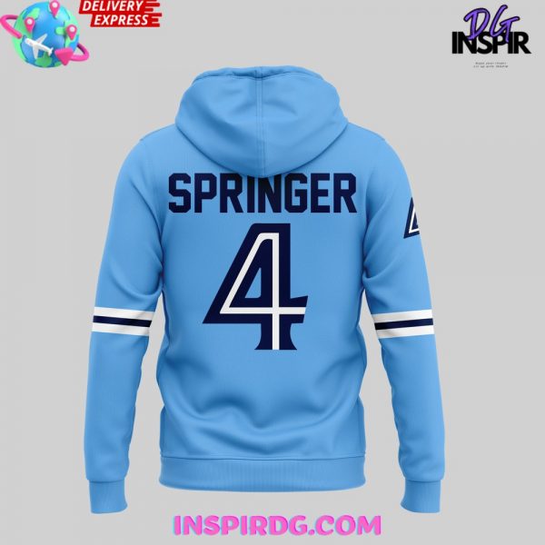 George Springer Toronto Blue Jays Hockey Hoodie