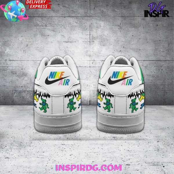 Grateful Dead Dancing Bears White Air Force 1