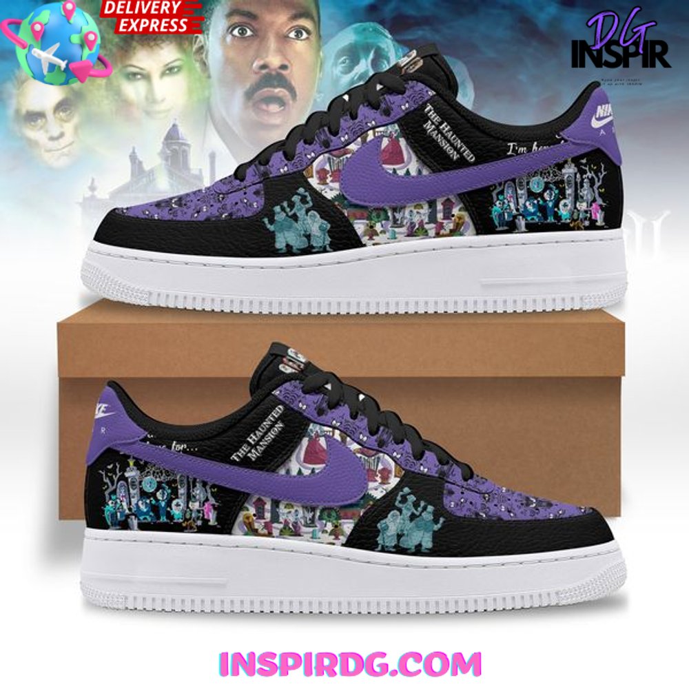 Haunted Mansion Midnight Spook Nike Air Force 1 Haunted Mansion Midnight Spook Nike Air Force 1