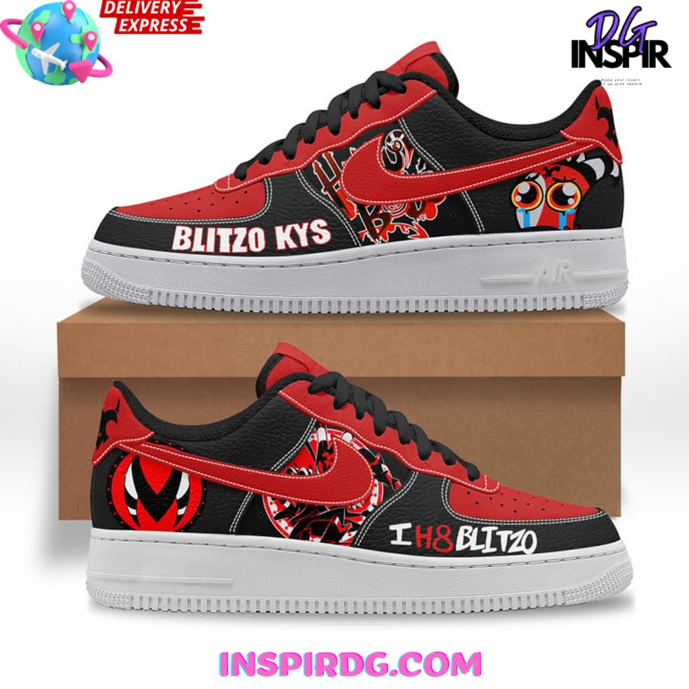 Helluva Boss Blood Limited Edition Air Force 1 Helluva Boss Blood Limited Edition Air Force 1