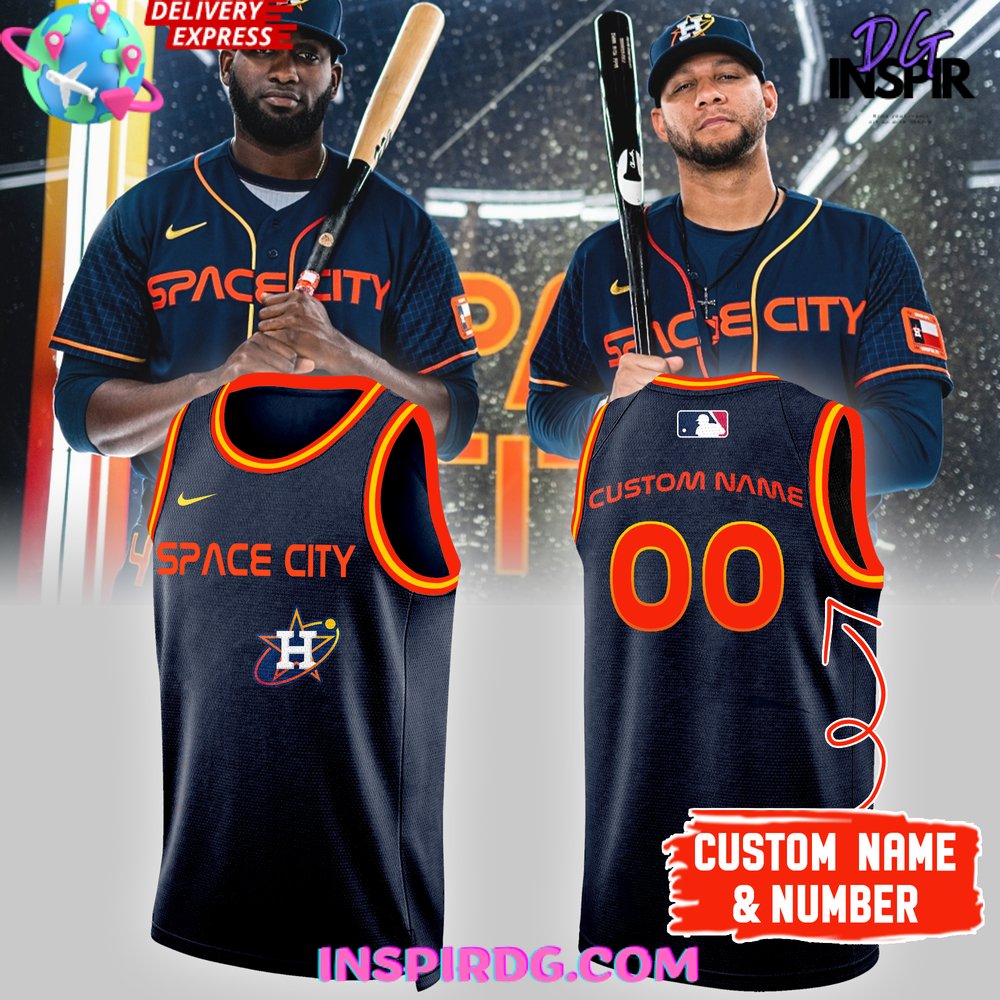 Houston Astros Space City Connect Baseball Jersey InspirDG