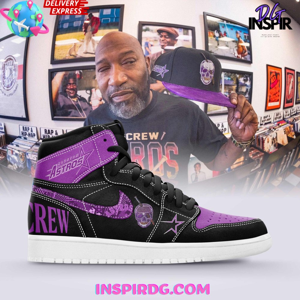 Houston Astros x DJ Screw Limited Edition Air Jordan 1 InspirDG