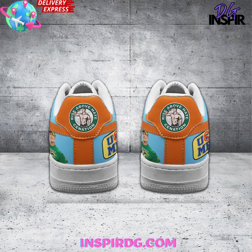 John Cena Never Give Up Nike Air Force 1 InspirDG