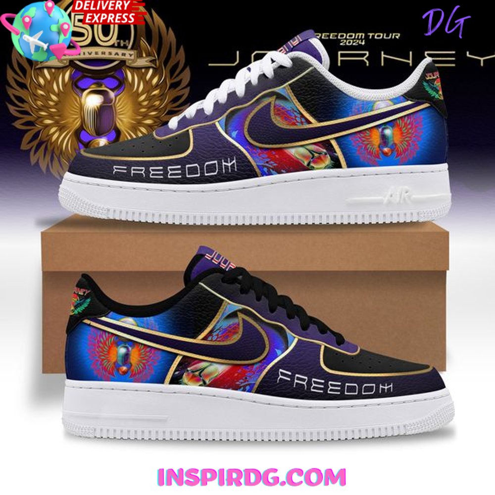 Journey 50th Anniversary Freedom Tour Nike Air Force 1 InspirDG