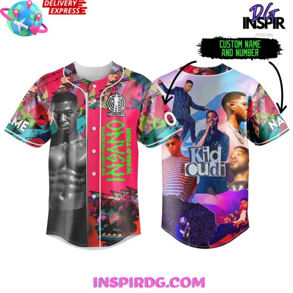 Kid Cudi Insano World Tour Custom Baseball Jersey