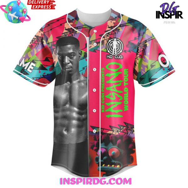 Kid Cudi Insano World Tour Custom Baseball Jersey