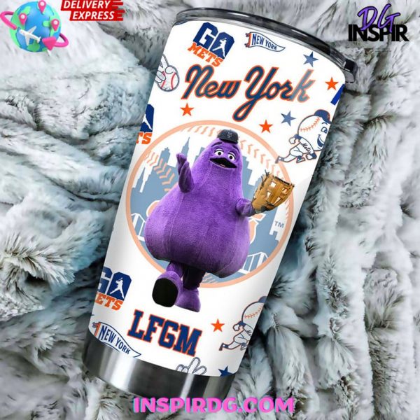 LFGM Grimace Era New York Mets Tumbler Cup