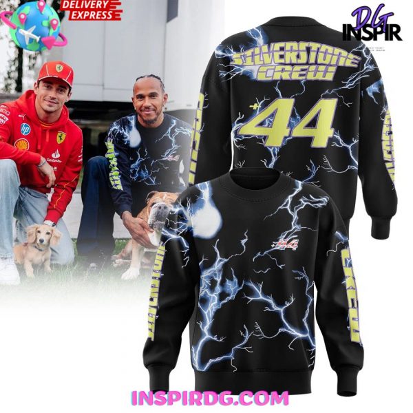 Lewis Hamilton Silverstone Crew Lightning Sweatshirt