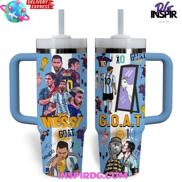 Lionel Messi GOAT Limited Edition Stanley Tumbler Cup
