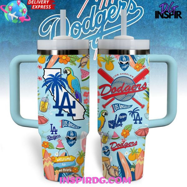 Los Angeles Dodgers Summer Beach Stanley Tumbler Cup
