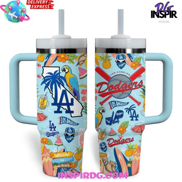 Los Angeles Dodgers Summer Beach Stanley Tumbler Cup