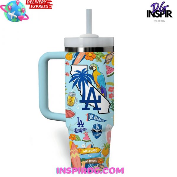 Los Angeles Dodgers Summer Beach Stanley Tumbler Cup