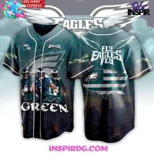 Philadelphia eagles baseball shirt best sale