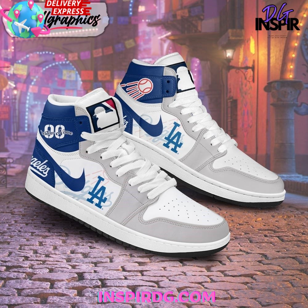 MLB Los Angeles Dodgers Limited Edition Nike Air Jordan 1 - InspirDG