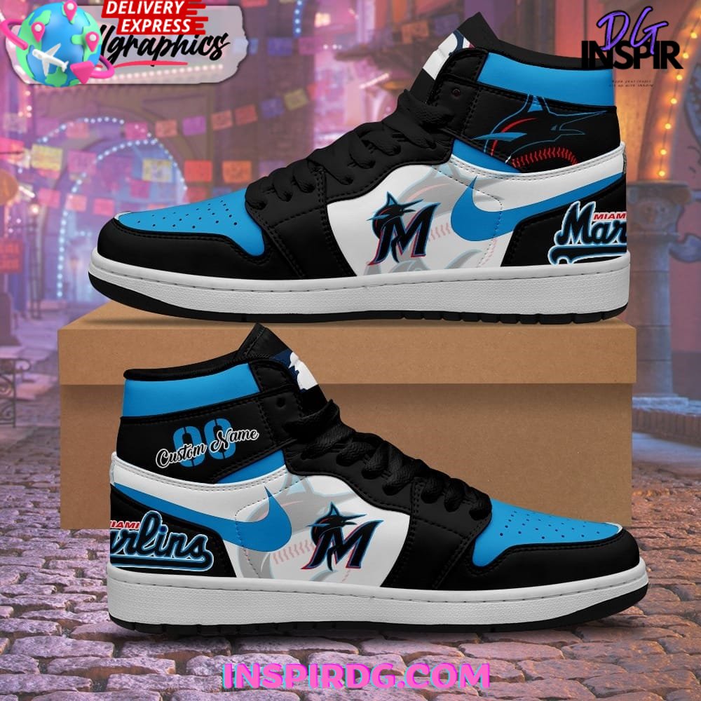 MLB Miami Marlins Limited Edition Nike Air Jordan 1 InspirDG