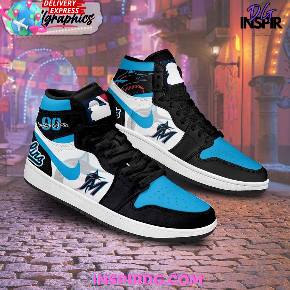 MLB Miami Marlins Limited Edition Nike Air Jordan 1 InspirDG