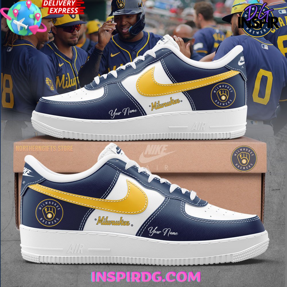 MLB Milwaukee Brewers x Nike Limited Edition Air Force 1 InspirDG