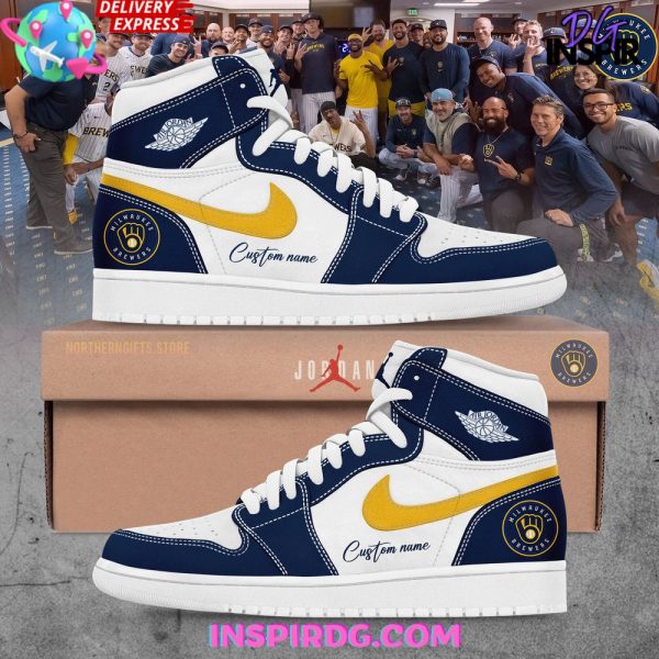 MLB Milwaukee Brewers Collab Nike Limited Edition Air Jordan 1