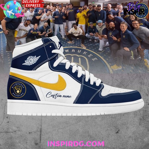 MLB Milwaukee Brewers Collab Nike Limited Edition Air Jordan 1