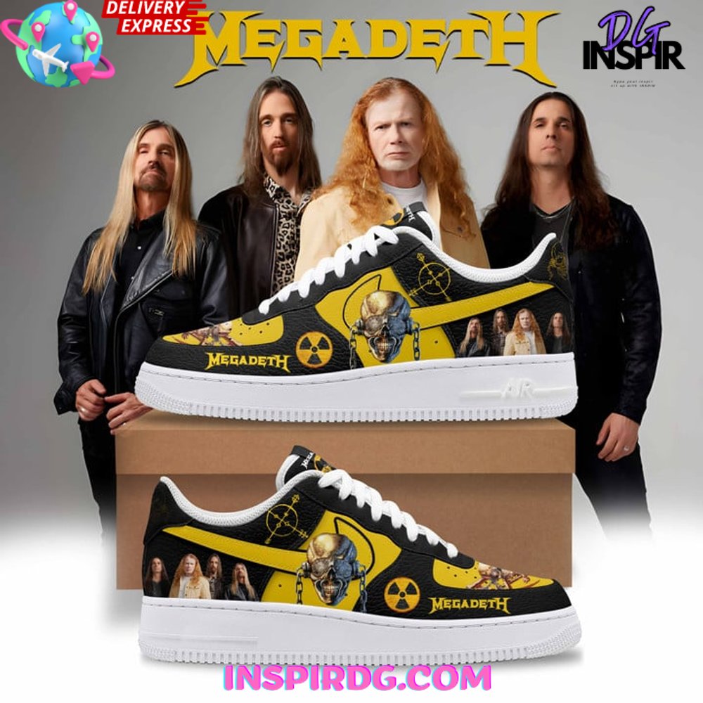 Megadeth Band Limited Edtion Air Force 1 Sneaker InspirDG