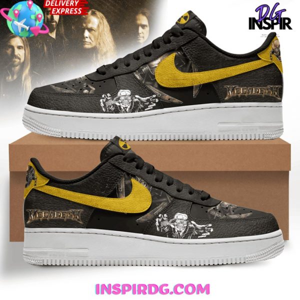 Megadeth Rockband Black Nike Air Force 1