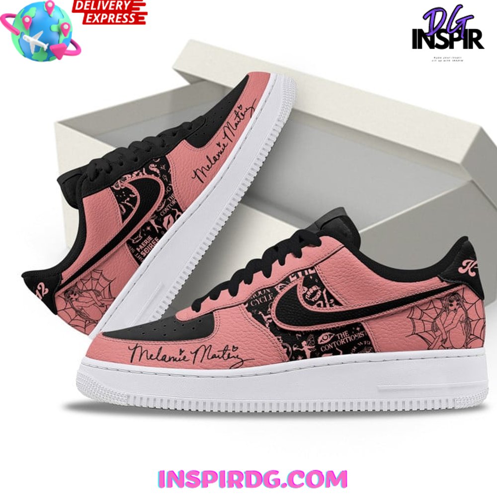 Pink and black air force 1 online