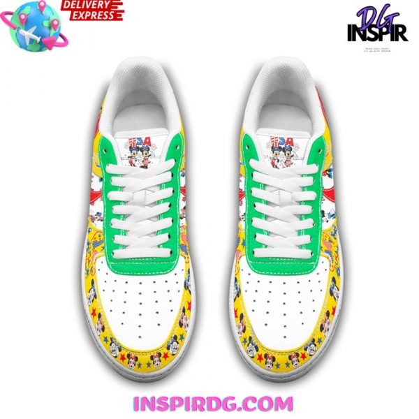 Mickey Mouse USA Olympic Paris 2024 Air Force 1