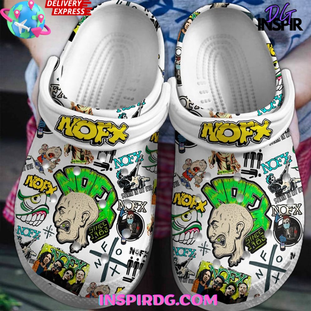 NOFX Band Limited Edition Crocs Shoes InspirDG