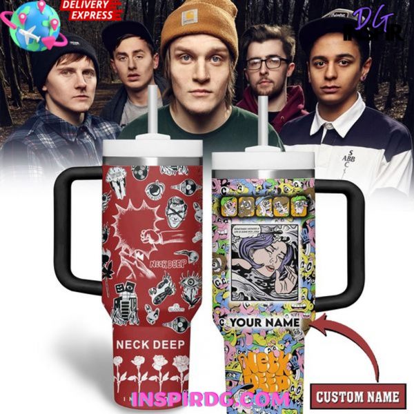 Neck Deep Pop Band Stanley Tumbler Cup 40z
