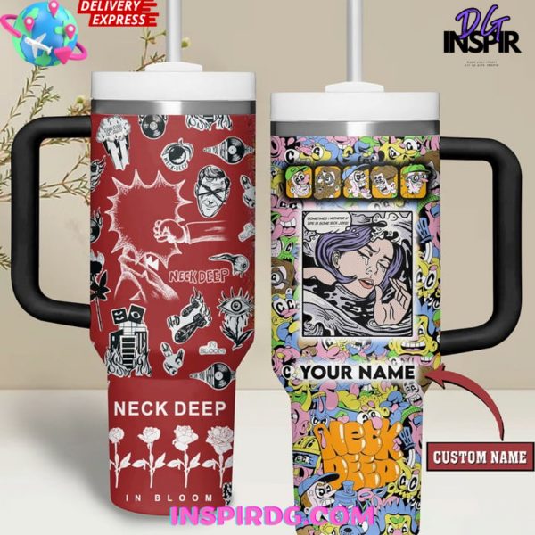 Neck Deep Pop Band Stanley Tumbler Cup 40z